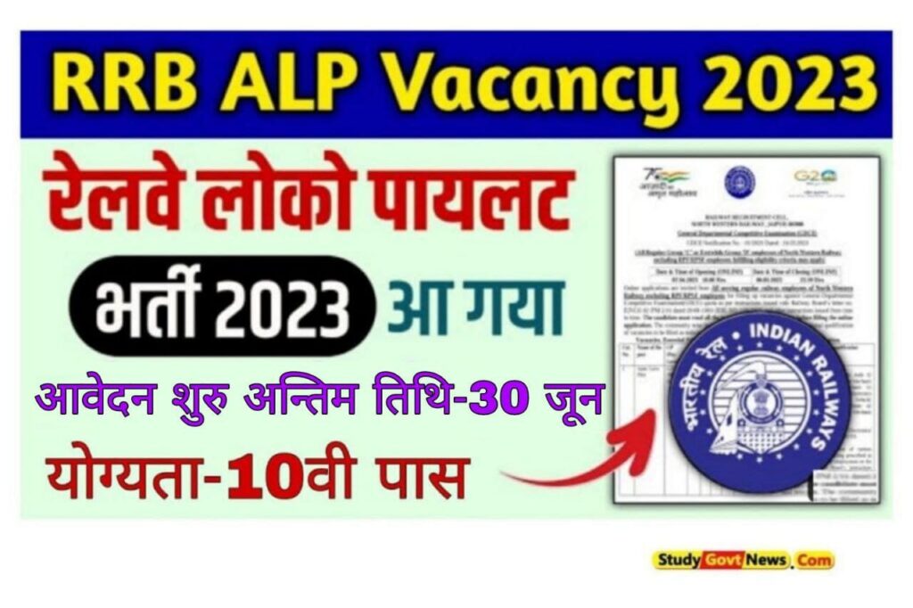 RRB ALP Recruitment 2023